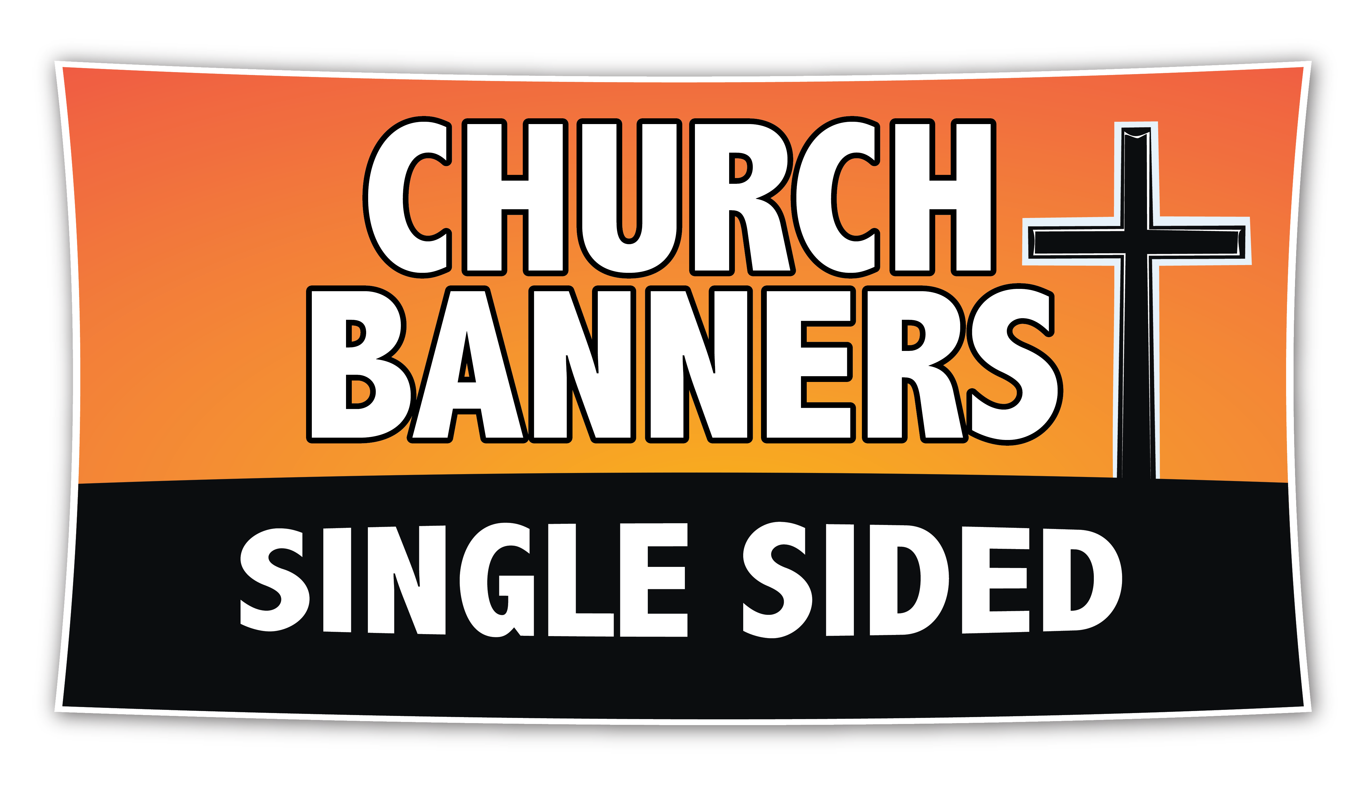 Single Sided Church Banners