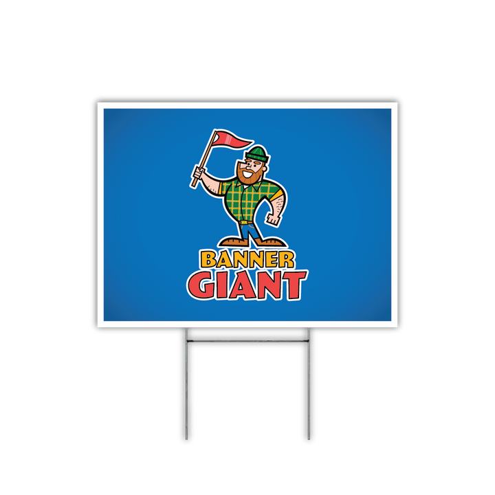 Yard Signs with Free Stakes